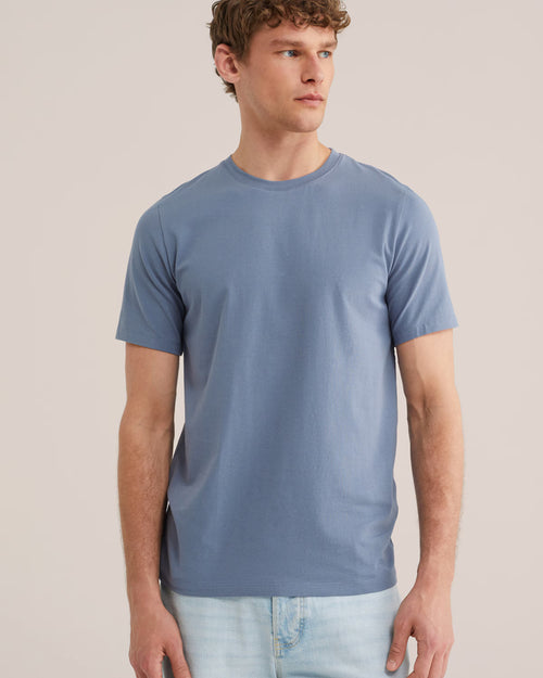 Cotton T-Shirt - Blue